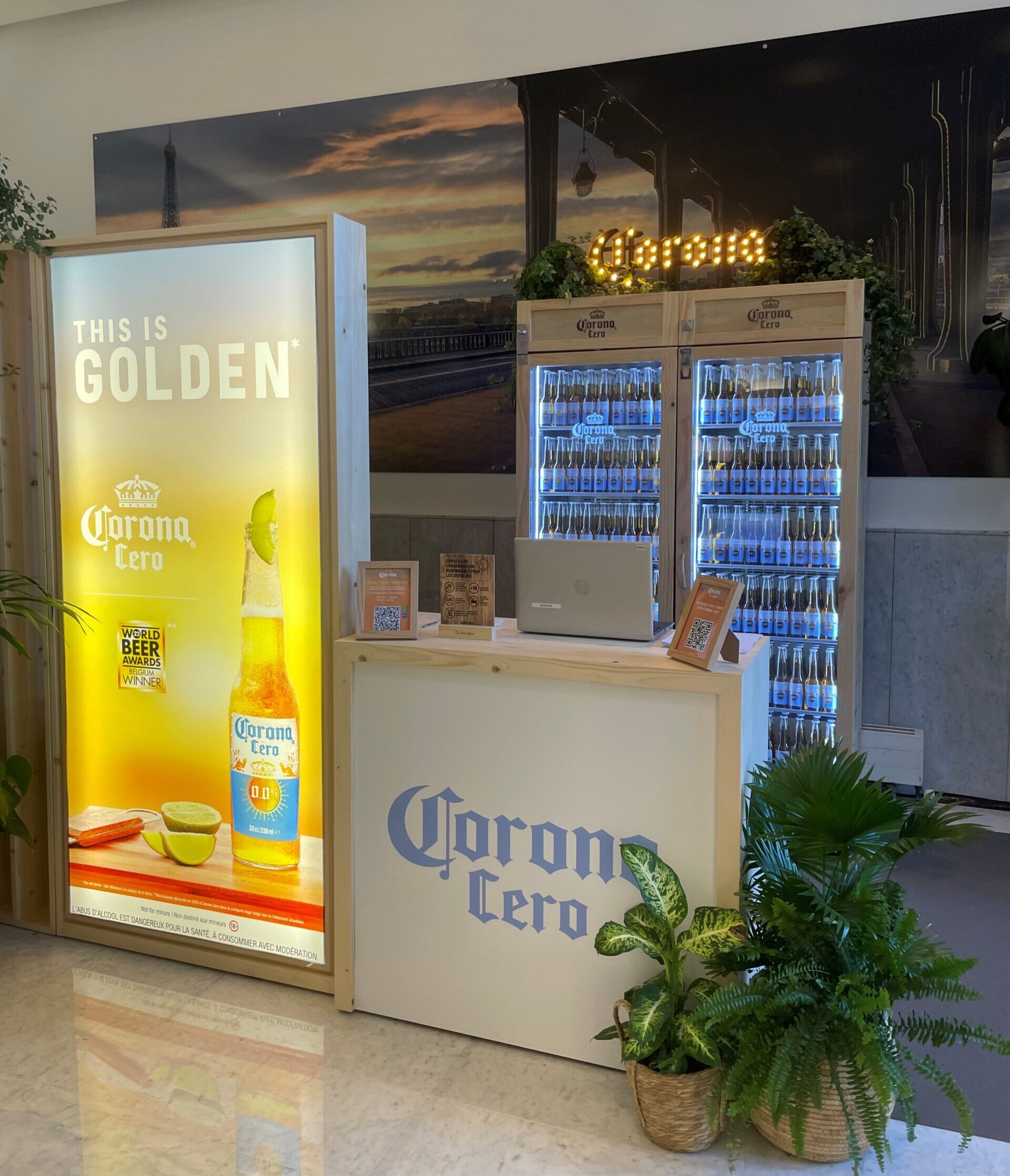 Corona Hotel Desk at the Paris 2024 Olympics